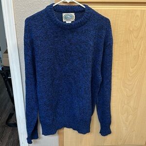 Vinatge environmental made in USA wool sweater men’s extra large 1980s